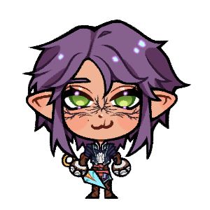 An art example of my Rook, from DATV, as a jelly chibi.