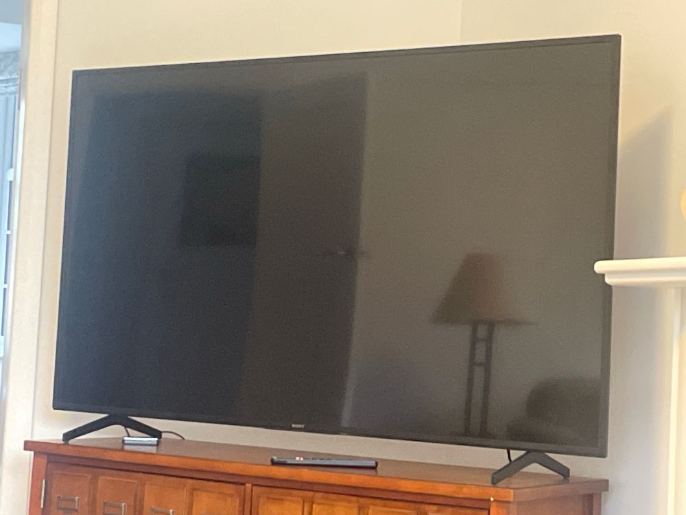 Black or blank television screen 