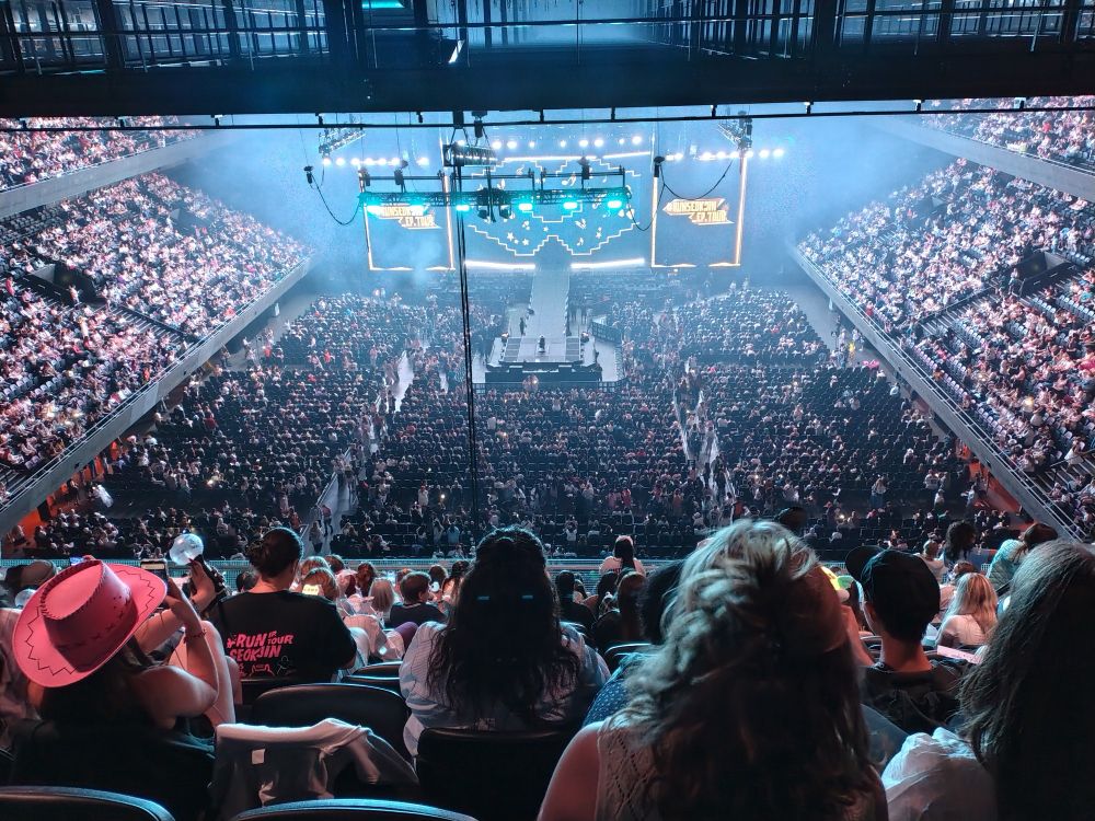 Ziggo Dome, #RunSeokjin_tour.ep, view from the top row.