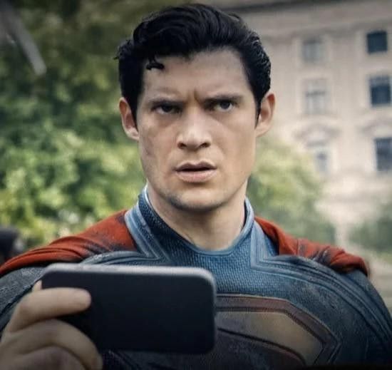 Superman, after fighting a kaiju and discovering his true heritage from social media.

Superman, Gunn. 2025.