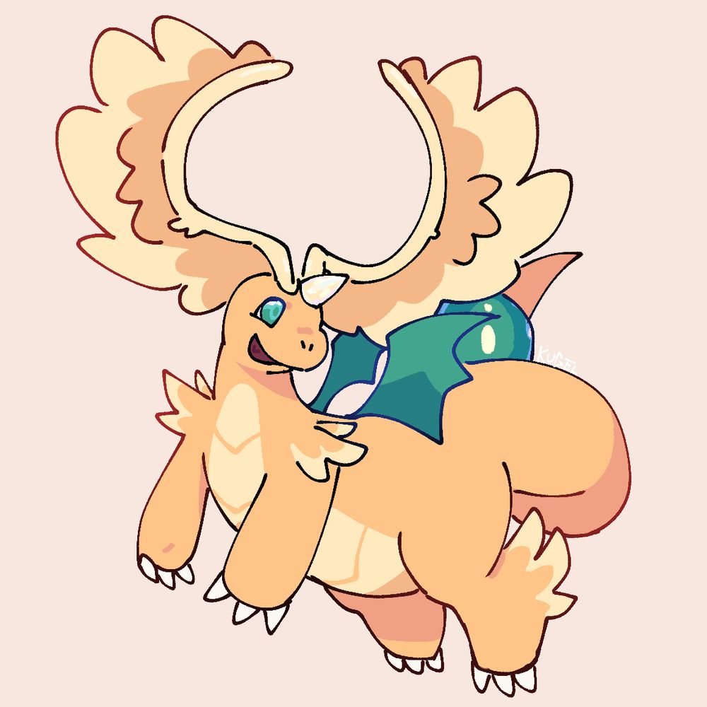 art of Mega Dragonite.
