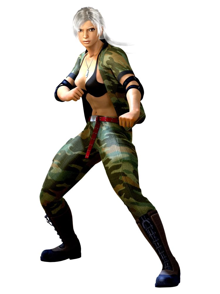 Official render of Vanessa Lewis from Virtual Fighter 5. While an overall higher quality model, her skin is significantly lighter than the prior game and her abs aren't as toned.