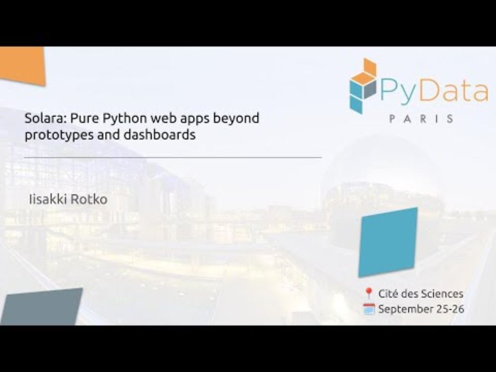 Breddels & Rotko - Solara: Pure Python web apps beyond prototypes and dashboards | PyData Paris 2024