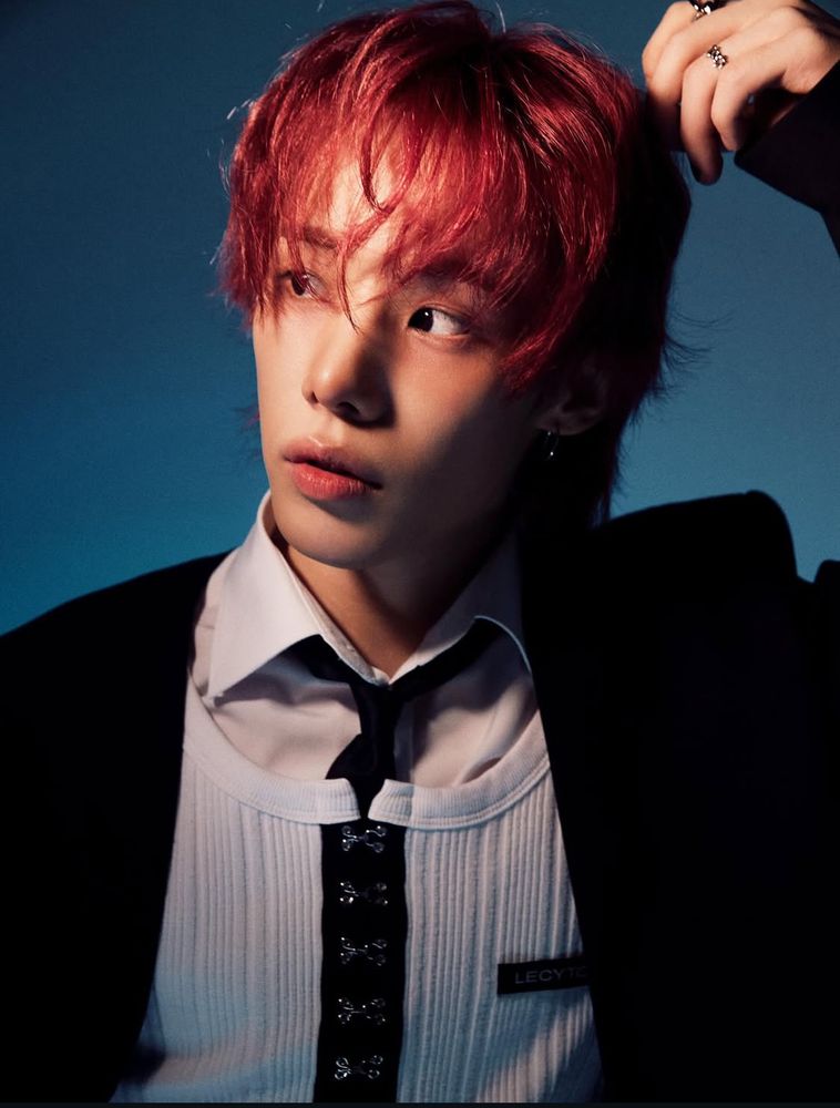 Xen from Omega X with red hair