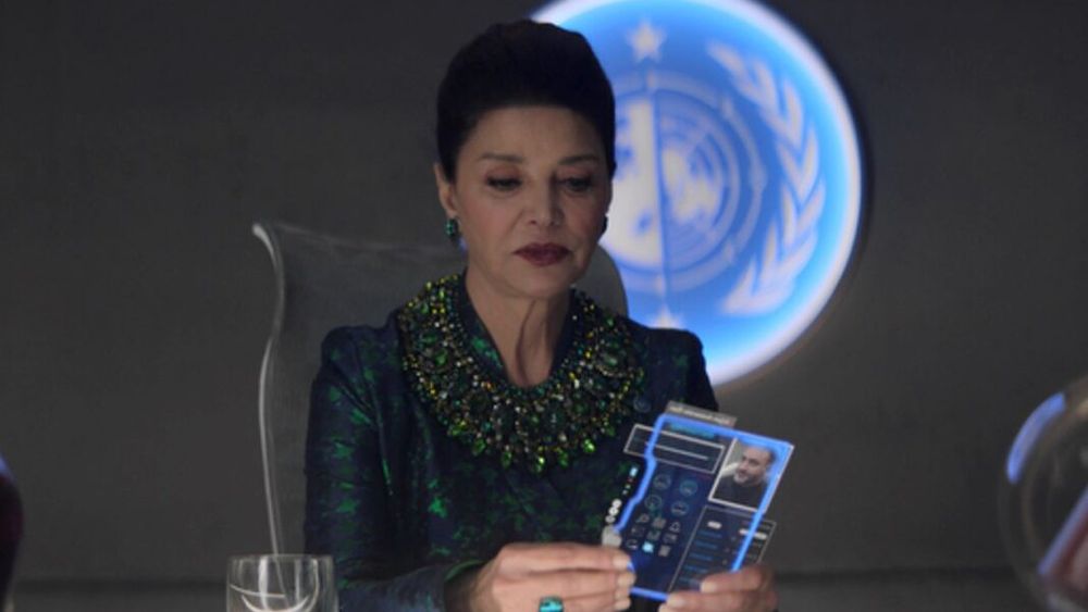 Shohreh Aghdashloo as Chrisjen Avasarala on The Expanse tv series