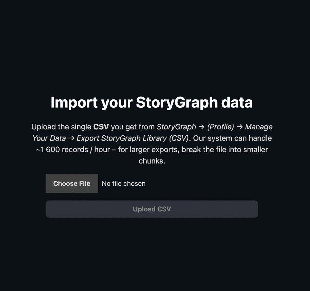 Import page 