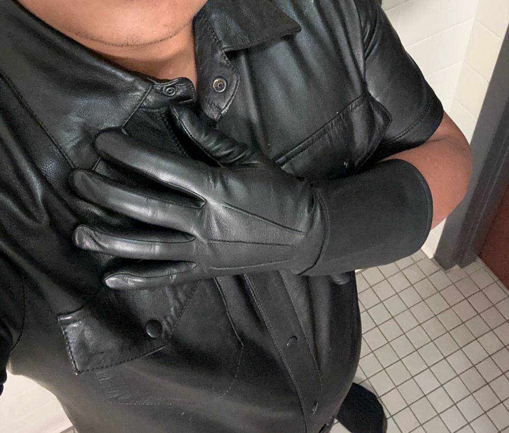 Love my new leather gloves 