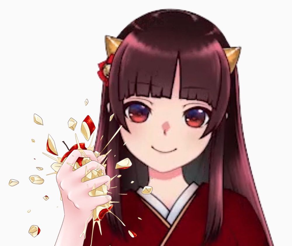 りんごを潰す鬼子