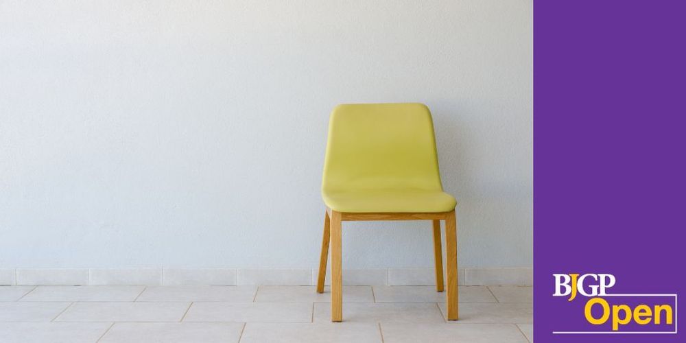 Illustrative: an empty chair