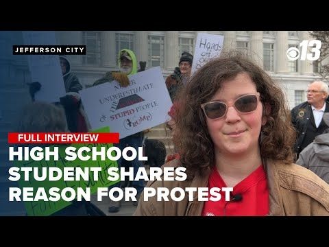 High school student shares reason for protesting