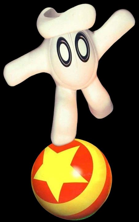 Image of Glover and his ball from the N64 game Glover.
