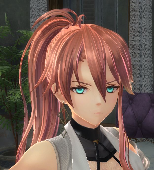 Image of Judith Lanster from the Legend of Heroes: Trails Through Daybreak where she is looking angry