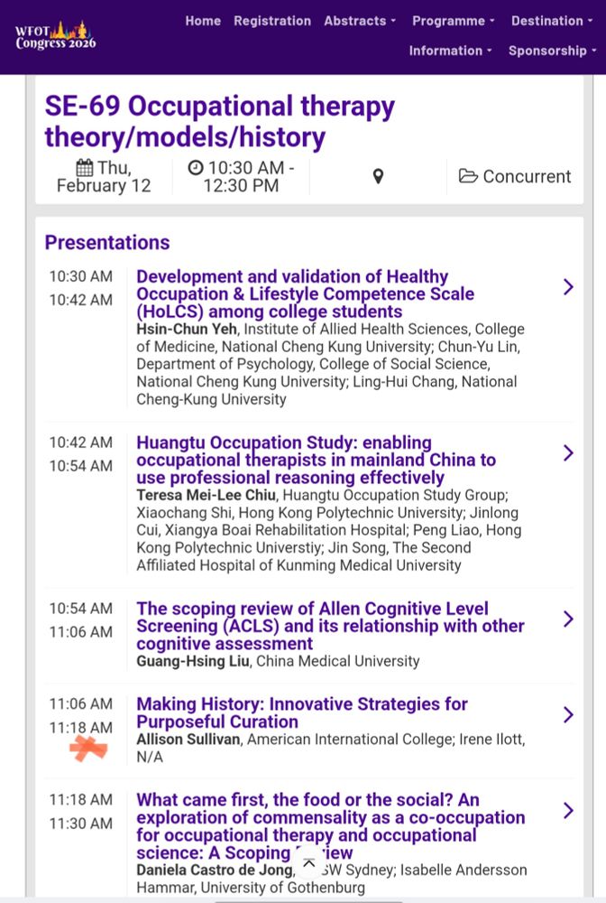 Presentation about innovative strategies to curate OT history on Thursday 12 February 2026.