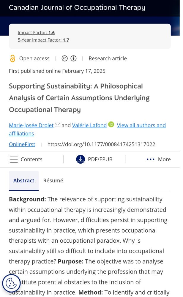 Topic: sustainability.  Method: philosophical 