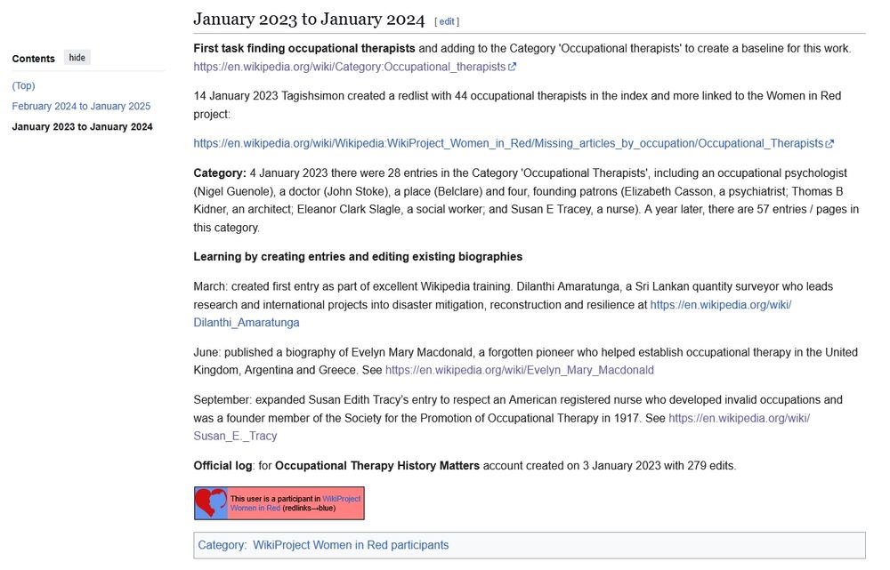 In January 2023 there were 28 entries under the category 'occupational therapists' - a year later there were 57.