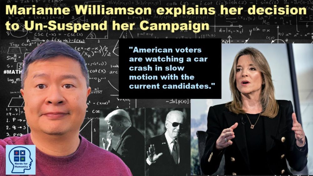 Why is Marianne Williamson un-suspending her Presidential Campaign?