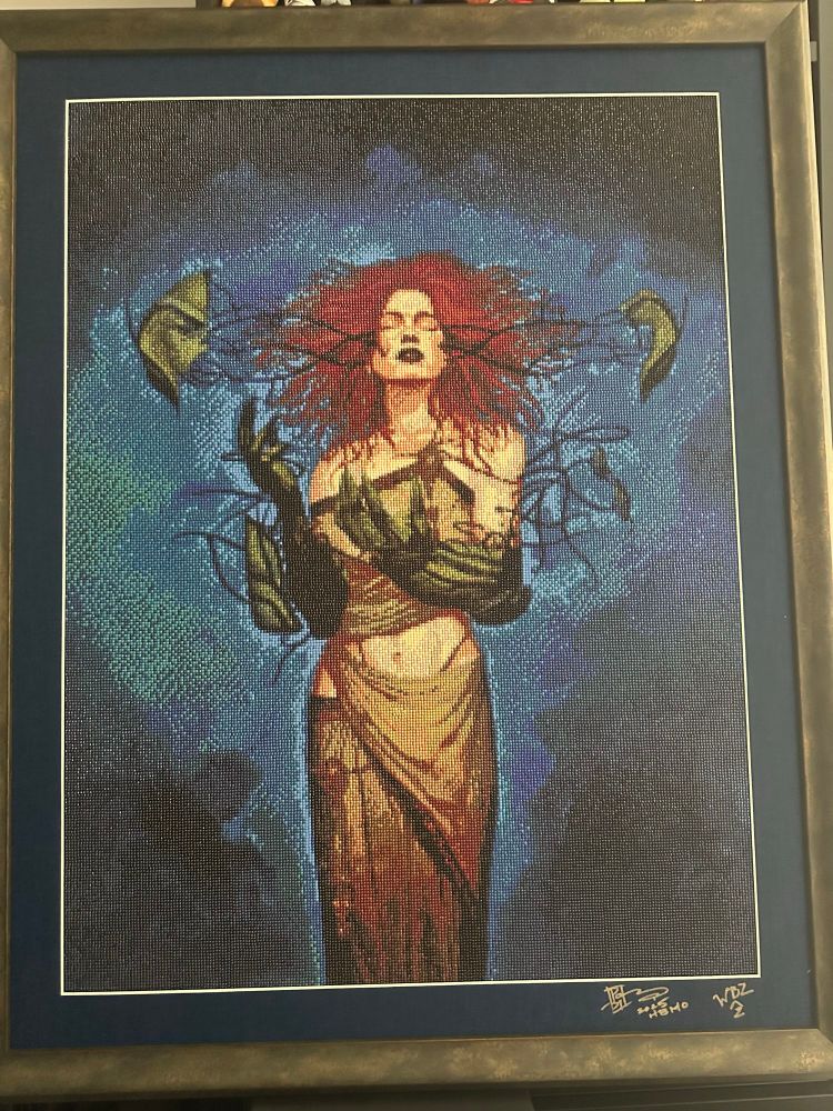 Unmask bead painting