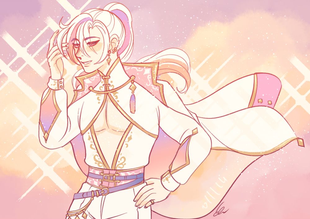 Pretty sunset colors man