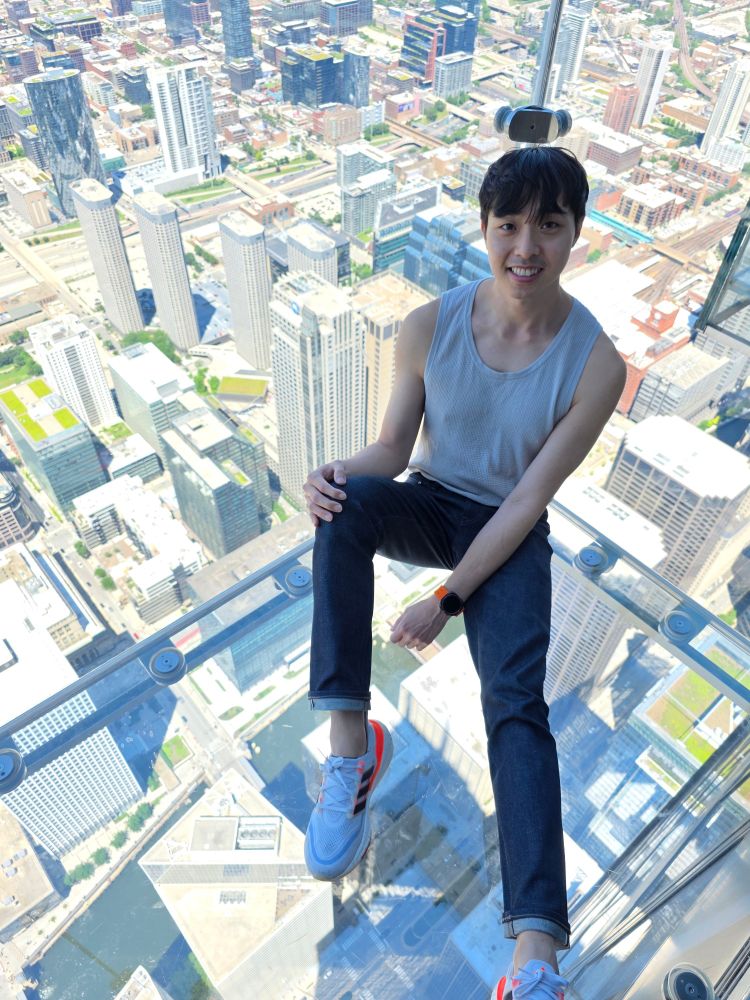 Picture of myself in Willis tower
