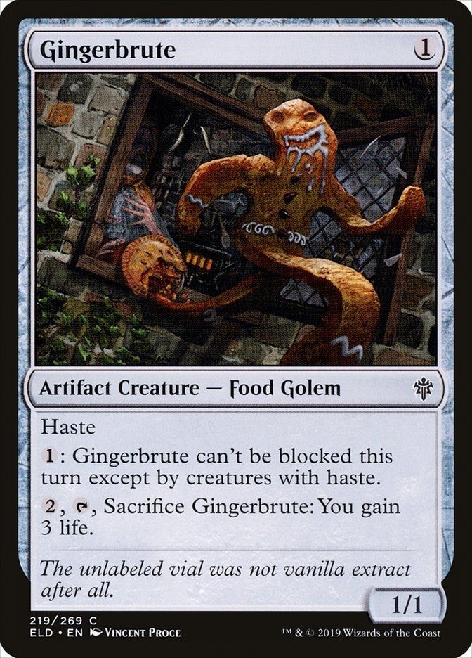 Gingerbrute, an evil gingerbread man