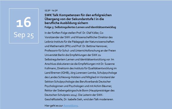 Ausschnitt der oben verlinkten Seite mit Informationen zum Talk