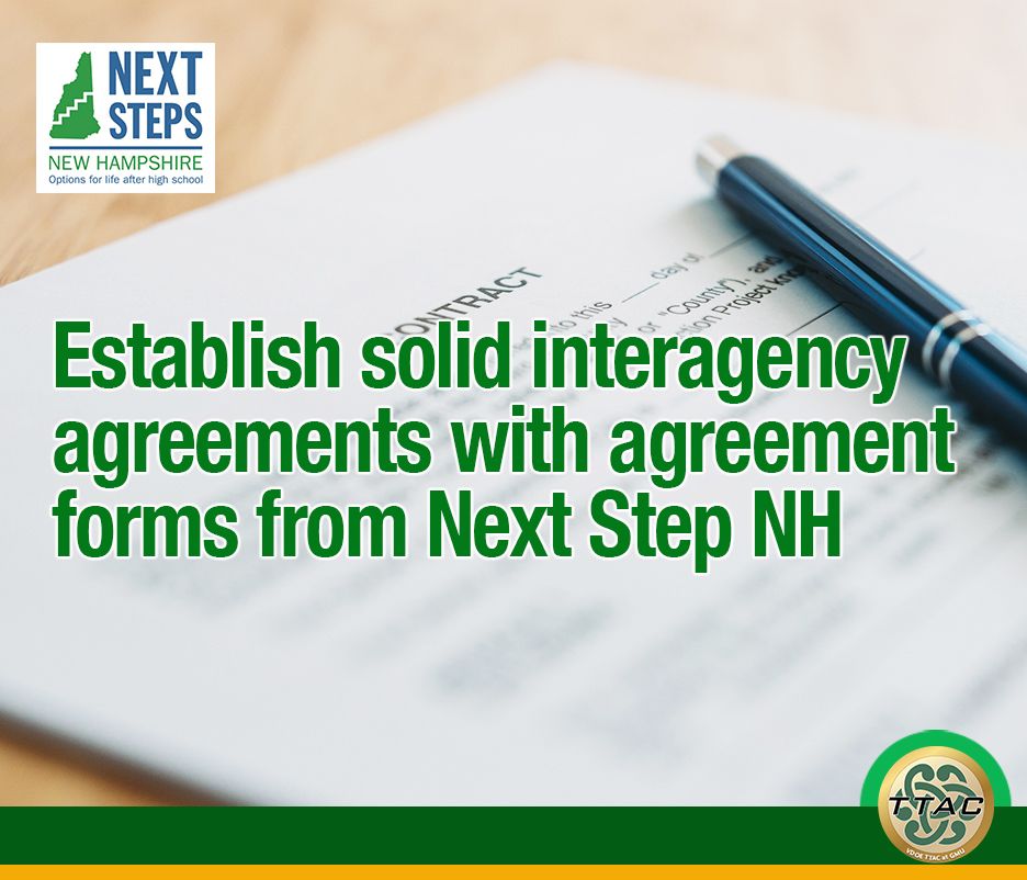 Establish solid interagency agreements with agreement forms from Next Step NH