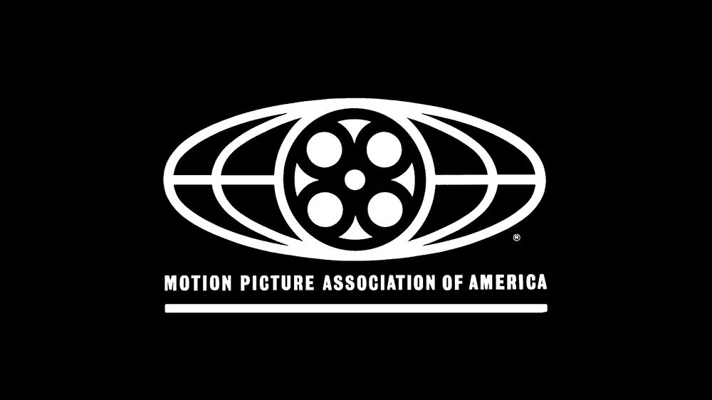 The logo of the Motion Picture Association of America.
