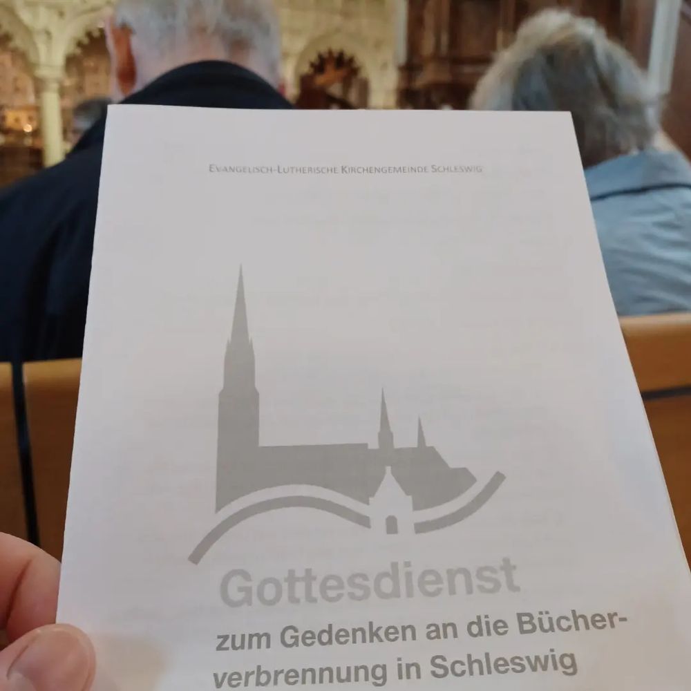 Titelblatt des Programm- und Liedheftchens