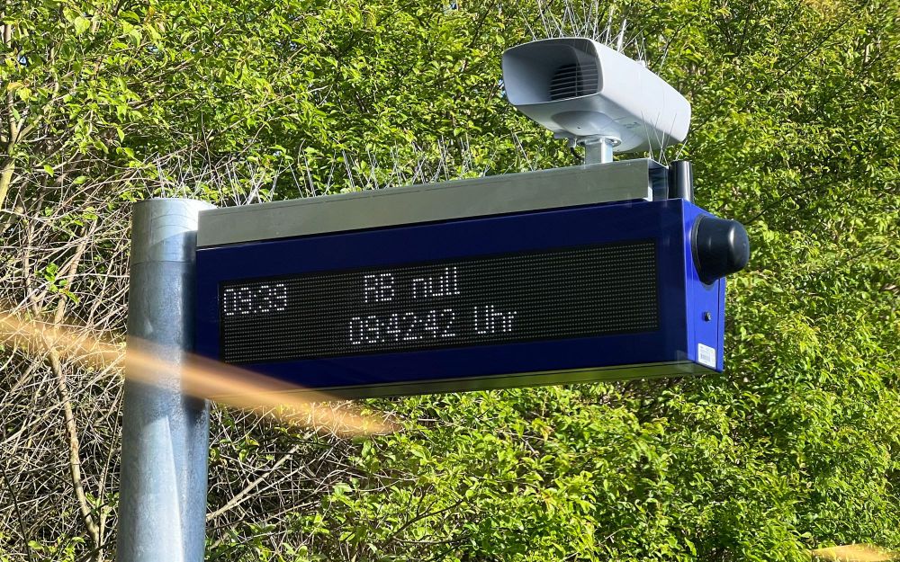 DSA+ mit angezeigten Zugziel „RB null“