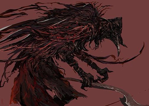 Eileen fanart. Her silhouette resembles that of a crow.