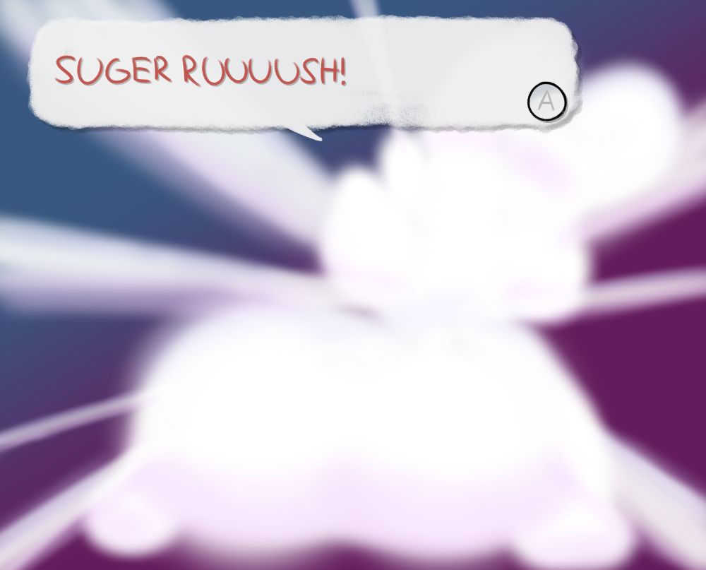 "SUGER RUUUUSH!" holy cow she's transforming waow