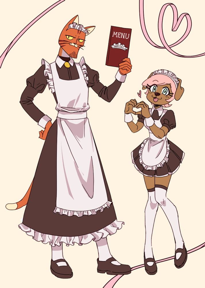Leo and Popi belongs to @junkmixart