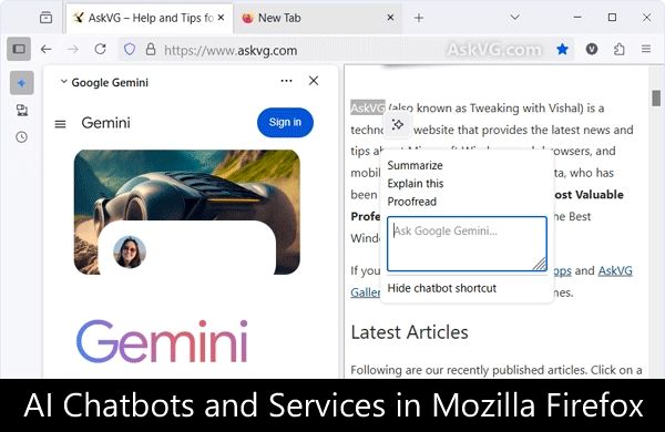 If you want to get rid of all AI services and features introduced in Mozilla Firefox web browser, this article will help you. Mozilla Firefox 136.0 and later ve
