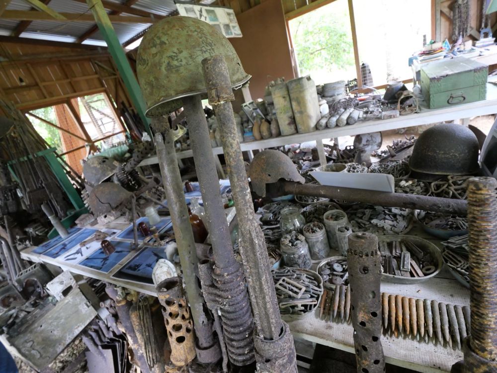 私設の戦争博物館。沢山ある