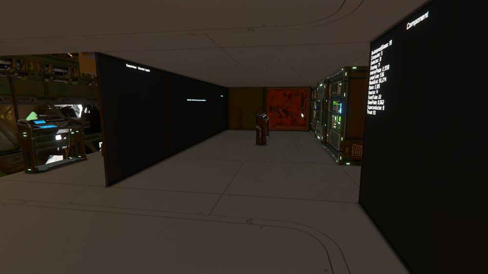 Another view of a different part of the big room. There's a lot of LCD displays here and some computer equipment.