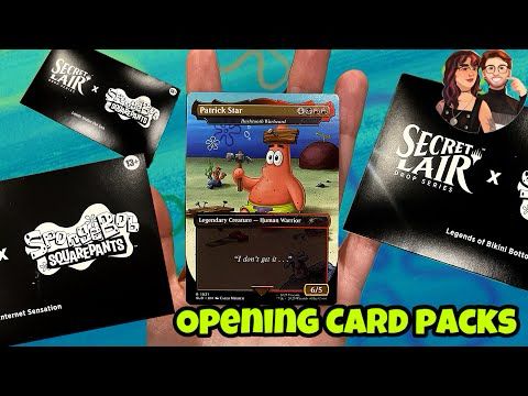 MTG Secret Lair SpongeBob SquarePants- Unboxing