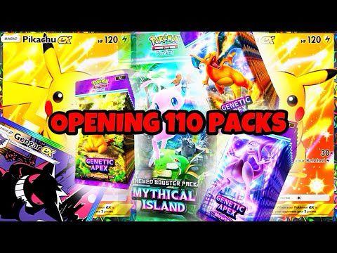 Pokémon TCG Pocket- Opening 110 Packs
