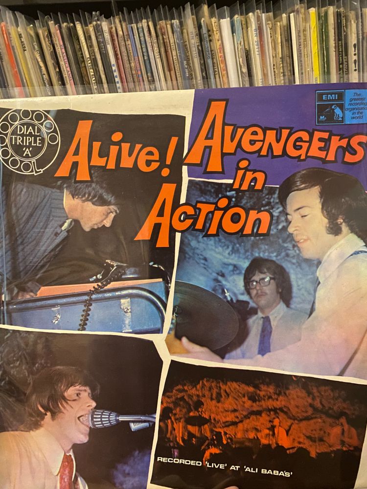 Dial Triple ‘A’ Alive! Avengers in Action by the Avengers Cover
