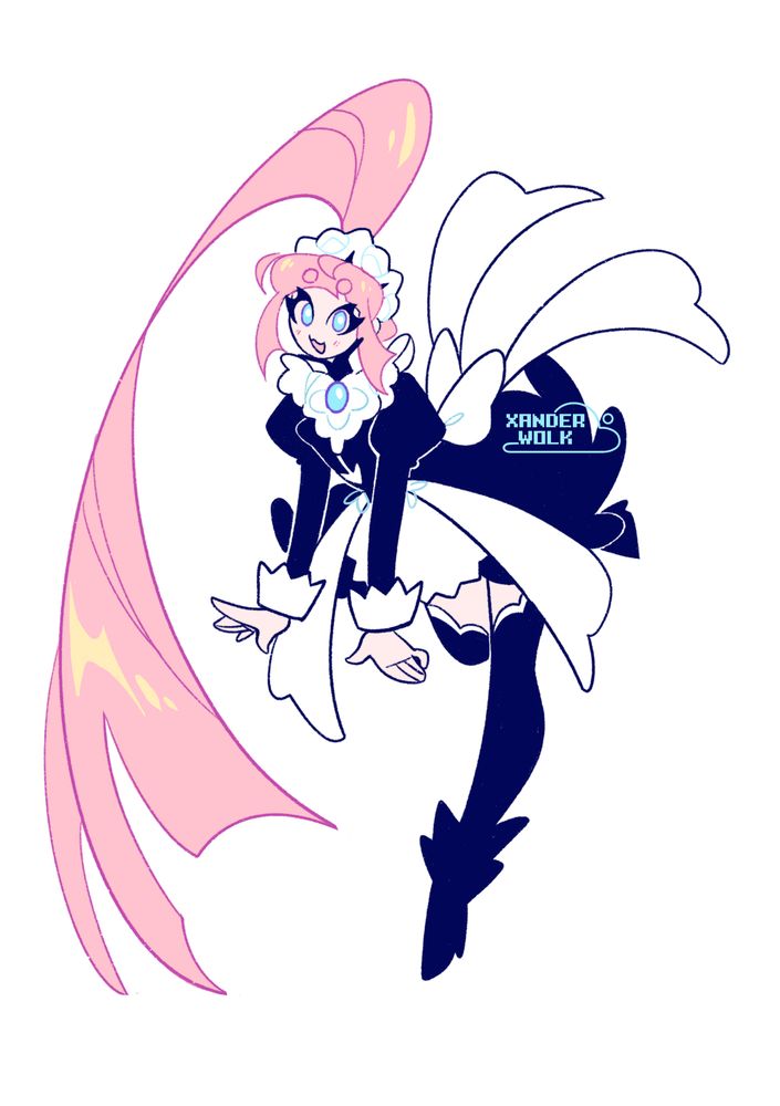Illustration of Felicia fire emblem 
