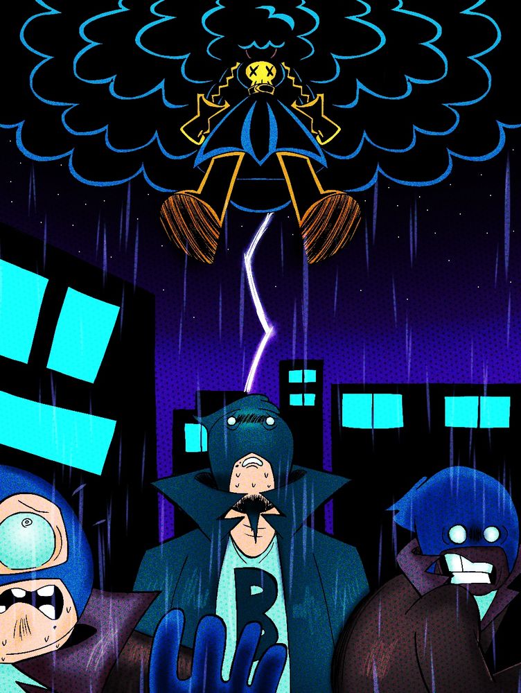 Starring Booger Bandit (The green bandit in the middle)
