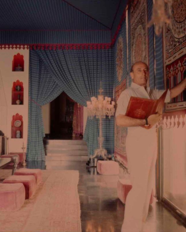 Lawford at Shangri La, the home of socialite Doris Duke in Hawaii, 1966, LWFD 6/2 