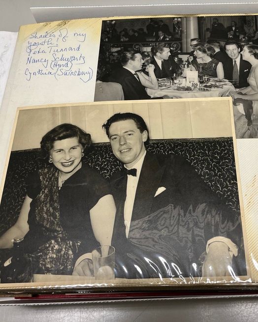 The opening page from a scrapbook covering Jean Barker’s life in the early 2000s, captioned ‘Shades of my Youth’. Source: TRUM 1/43