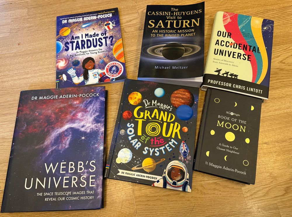 Six science books