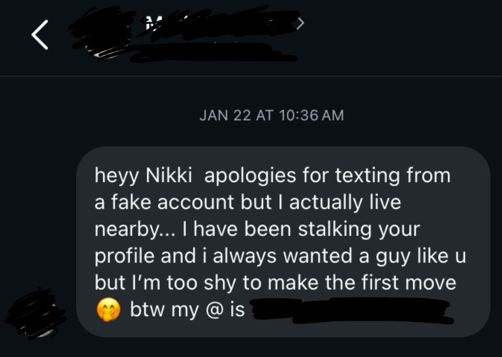 a spam message that keeps being sent non-stop worded in different ways but all the same