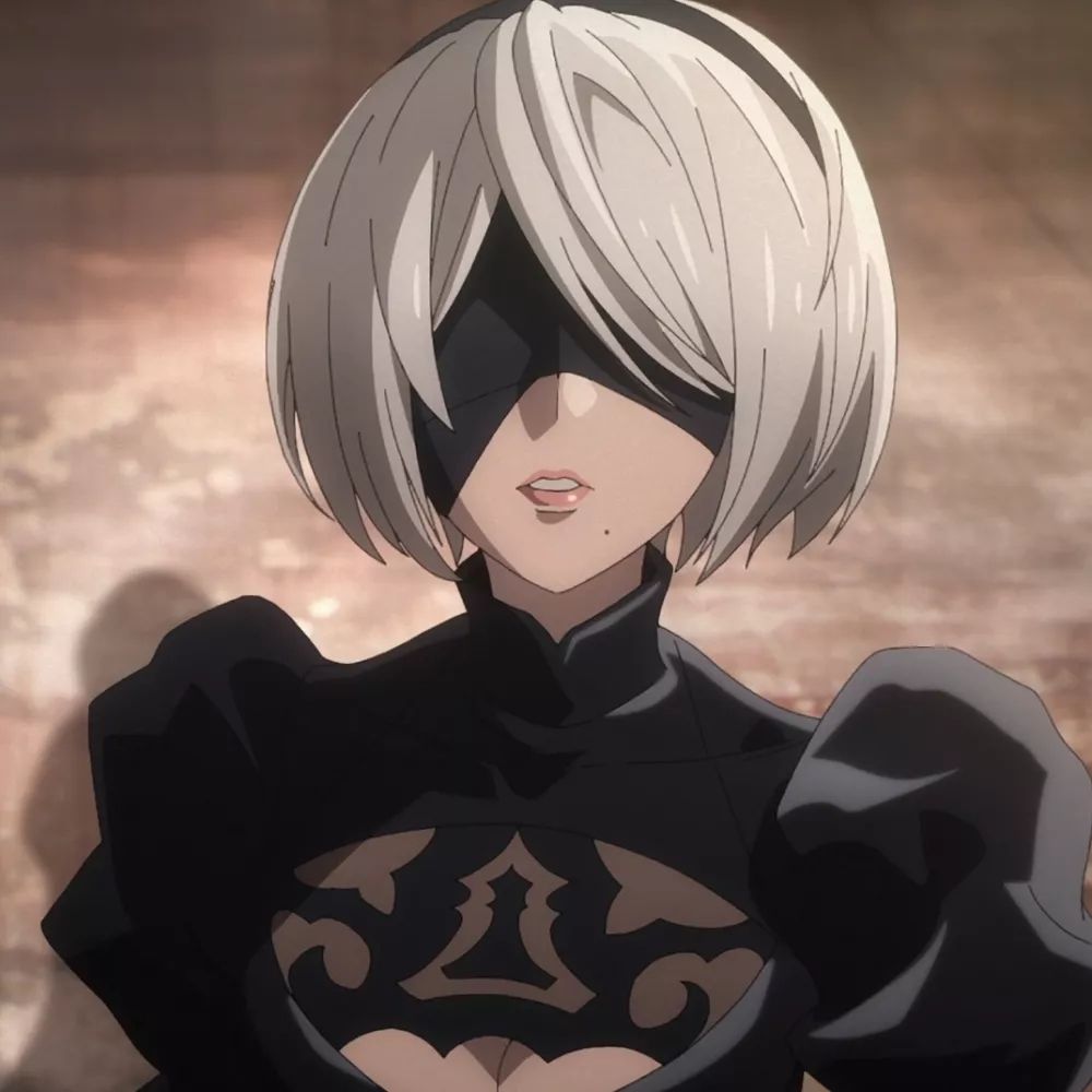 2B dans l'anime Nier Automata tiré du jeu du même nom
