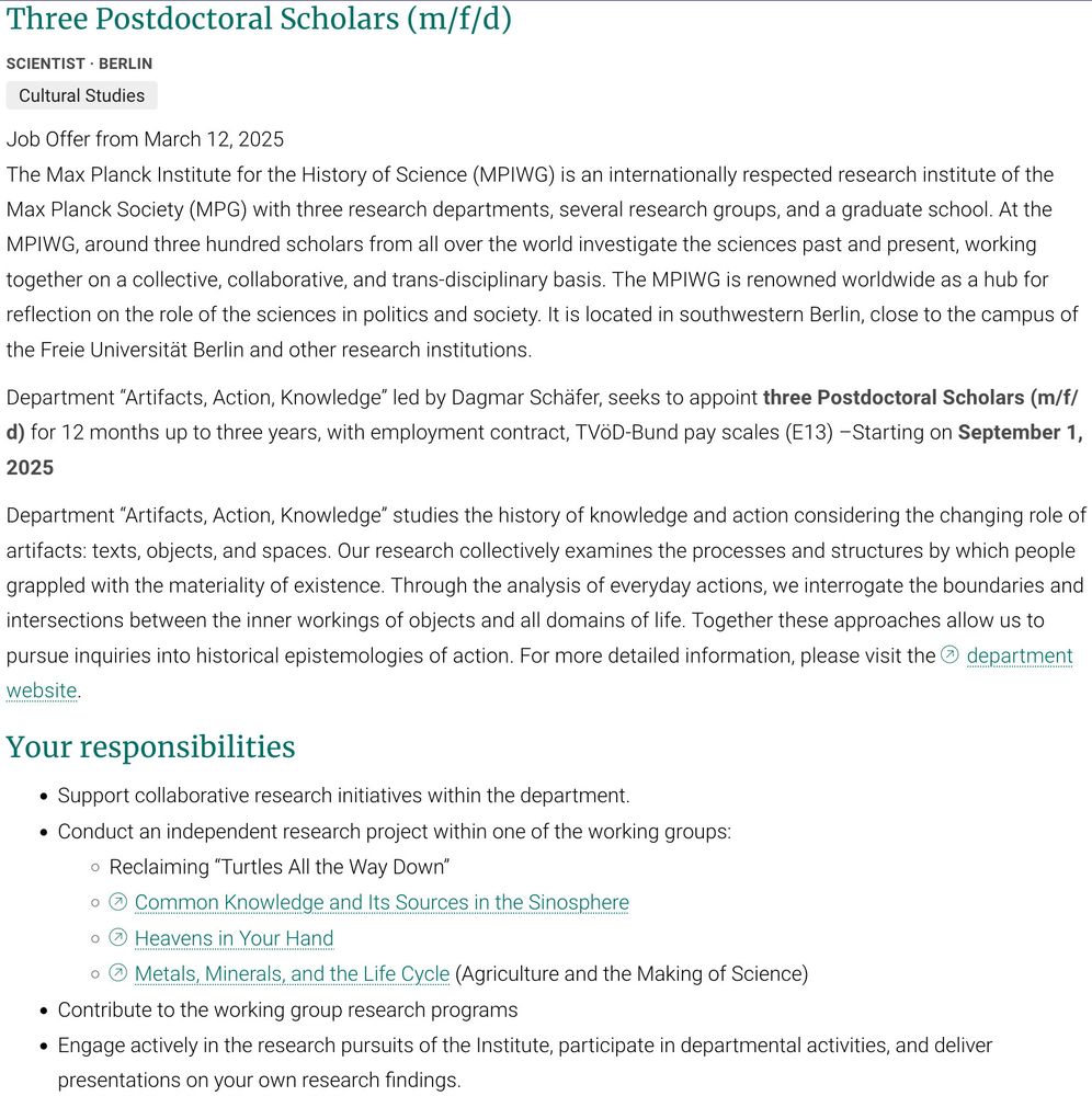 job advertisement screenshot https://www.mpg.de/24329299/postdoctoral-scholars1