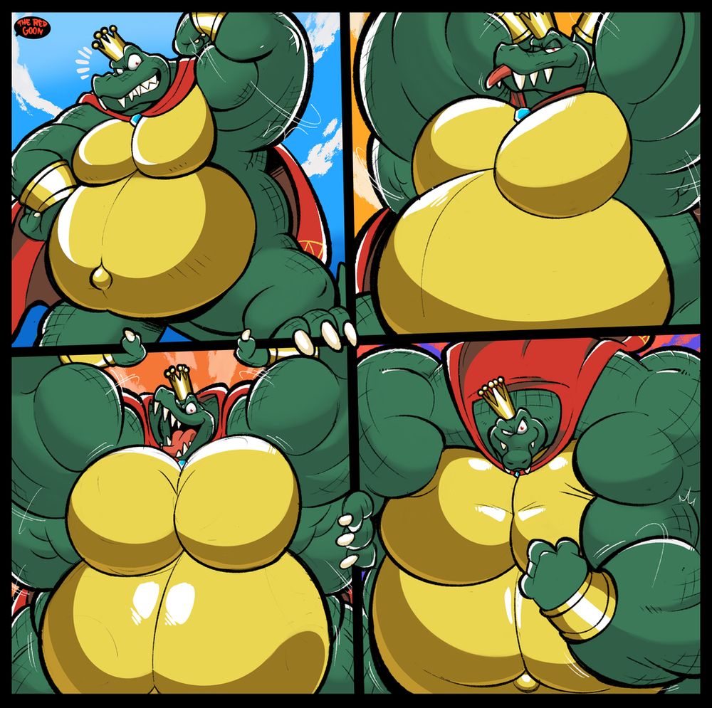 King K Rool getting bigger and stronger.
