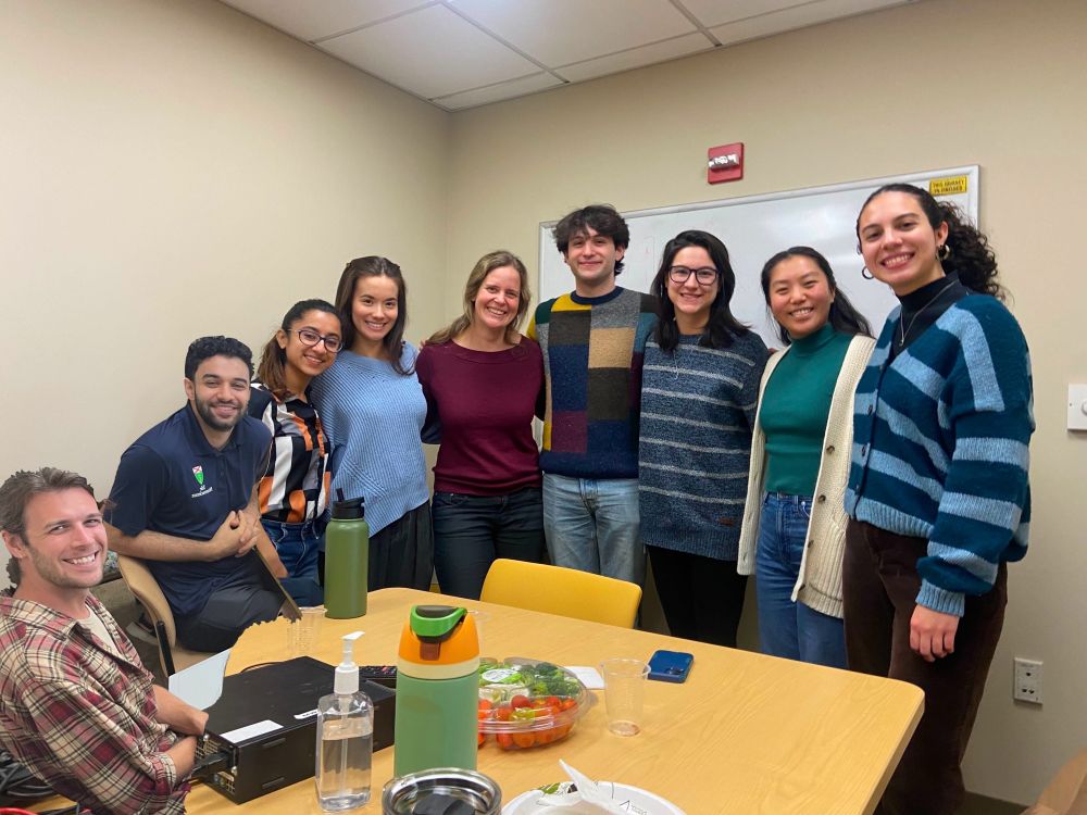 The Fredericks Lab! - with deliberately poor photoshopping of lab members who couldn't be there that day.