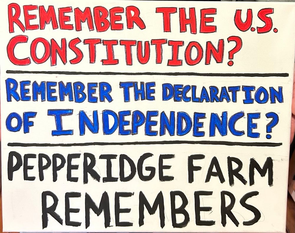 REMEMBER THE V.S.
CONSTITUTION?
REMEMBER THE DECLARAT TON OF INDEPENDENCE?
PEPPERIDGE FARM REMEMBERS