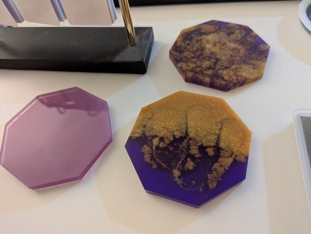 Resin coasters 